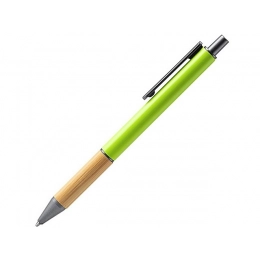 PENTA metal ballpoint pen with bamboo insert.