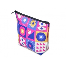 Cosmetic bag with full-color printing option