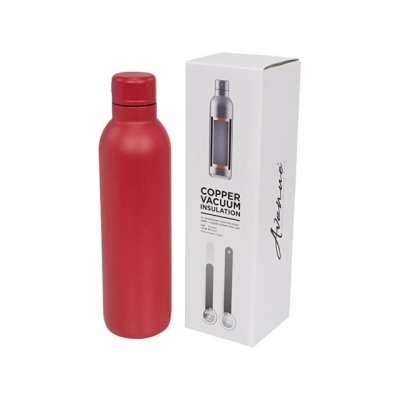 
                                            Vacuum thermos bottle with copper insulation 