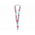 Sublimation lanyard with carbine, 2.5 cm