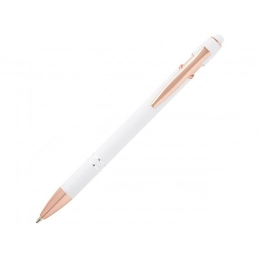 Ballpoint pen with rose gold finish 