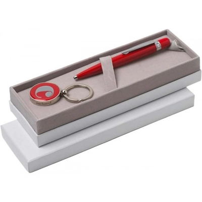 
                                            Подарочный набор: брелок с флеш-картой на 4 Гб, ручка шариковая
                                            