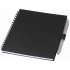Set of a notebook and a plastic ballpoint pen 