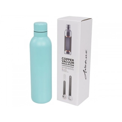 
                                            Vacuum thermos bottle with copper insulation 