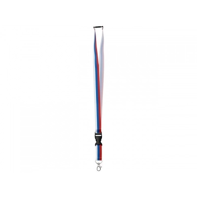 
                                                Sublimation lanyard with carbine, interlevel lock and cliff lock
                                                