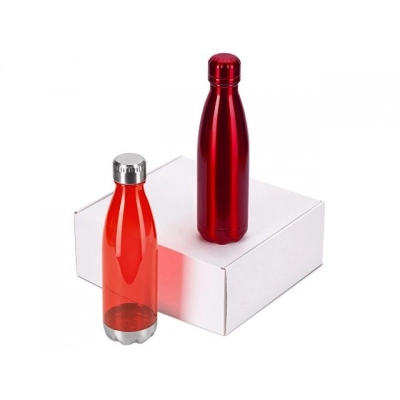 
                                                Gift set of a thermos bottle and a bottle 