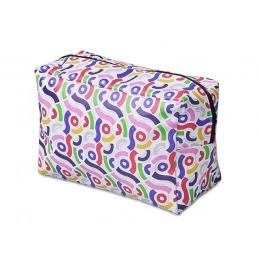 Cosmetic bag with full-color printing option