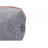 Cosmetic bag made of RPET felt with Cosmetic bag made of RPET felt with