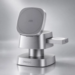 Беспроводное ЗУ 3 в 1, Qi2.2 25W Glow Ligh