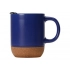 Cup with a cork bottom and a 