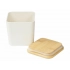 A square container made of natural fibers for storing A square container made of natural fibers for storing