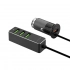 АЗУ 1 USB + 3 USB для пассажиров, QC 3.0, 7Аa