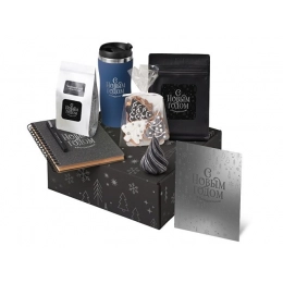 Подарочный набор «Re:Charge» с термокружкой, кофе и блокнотом