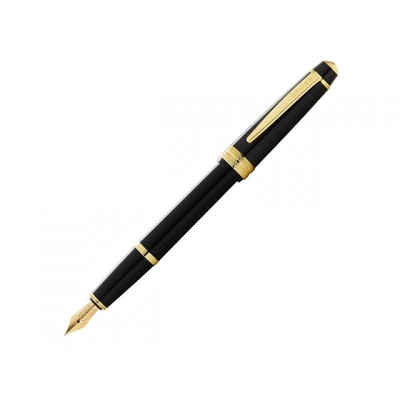 
                                            Ручка перьевая «Bailey Ligh Polished Black Resin and Gold Tone», перо F
                                            