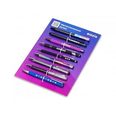 
                                                Promo set of metallic pens
                                                