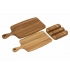 A set of cutting boards on a stand 