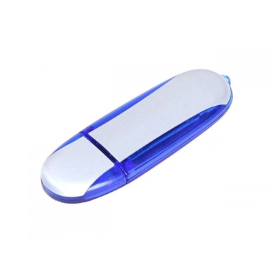 
                                                USB 2.0- флешка промо на 16 Гб овальной формы
                                                
