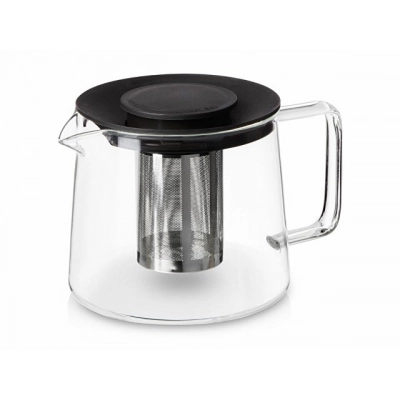 
                                                Glass teapot with infuser 