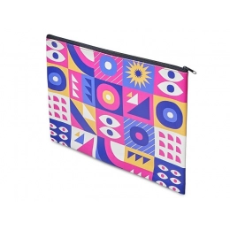 Cosmetic bag with full-color printing option