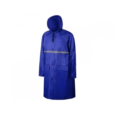 
                                            Raincoat with reflective tape 