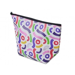 Cosmetic bag with full-color printing option