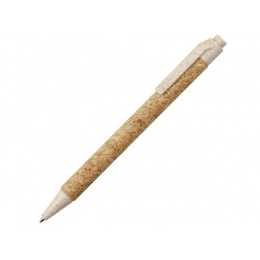 Ballpoint pen made of cork and recycled wheat 