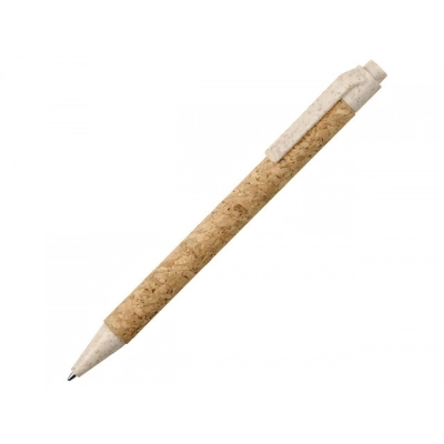
                                                Ballpoint pen made of cork and recycled wheat 