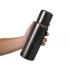Vacuum thermos with magnetic lid 