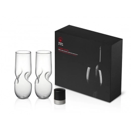 Набор из двух бокалов и пробки для шампанского «Bubbly Bliss»