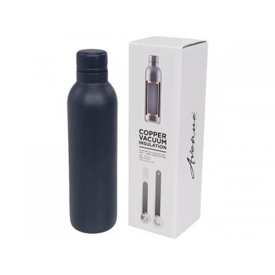 
                                            Vacuum thermos bottle with copper insulation 