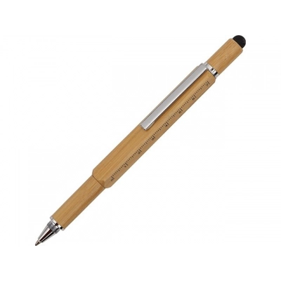 
                                            Ручка-стилус из бамбука «Tool» с уровнем и отверткой
                                            