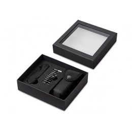 Universal multitool with bits in a gift box with a 