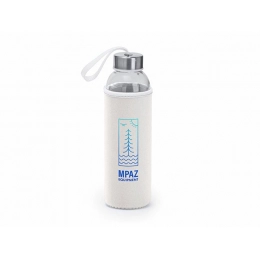 A CAMU bottle in a neoprene sleeve.