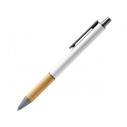 PENTA metal ballpoint pen with bamboo insert.