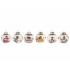 Set of 6 Christmas balls