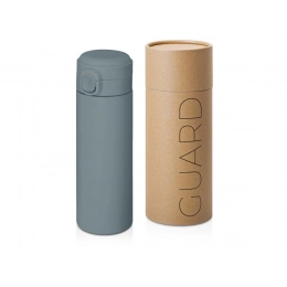 Вакуумная термокружка c кнопкой «Guard», soft-touch, 400 мл