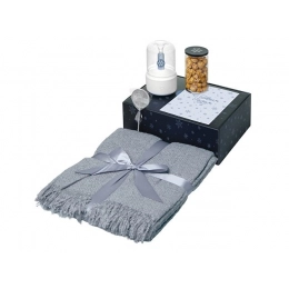 Подарочный набор «Re:Snug» с пледом, увлажнителем и попкорном