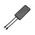 External power bank with built-in cables 
