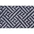 Acrylic blanket with white tassels 