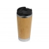 Stem thermos mug with bamboo body