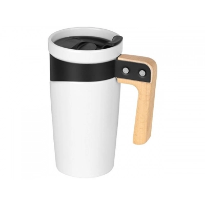 
                                            Wooden handle mug 