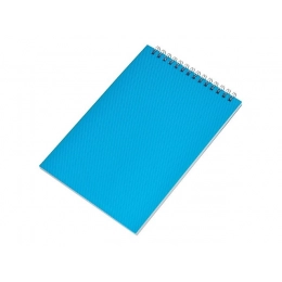 A5 notepad in a plastic cover