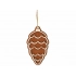 Деревянная подвеска на елку «Cedar»