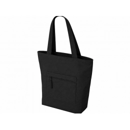 Сумка на молнии Zipper Neo из хлопка 280 г c карманом на молнии спереди