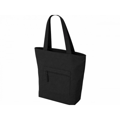 
                                                Zipper Neo cotton bag 280 g with front zipper pocket.
                                                