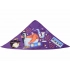 Triangular bandana with full-color printing capability