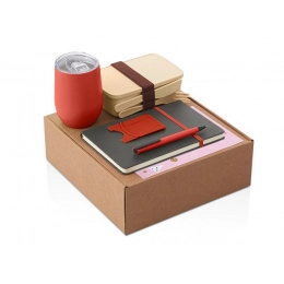 Набор «Refreshment» с термокружкой, блокнотом, ручкой и ланчбоксом