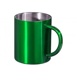 Steel mug with double walls 