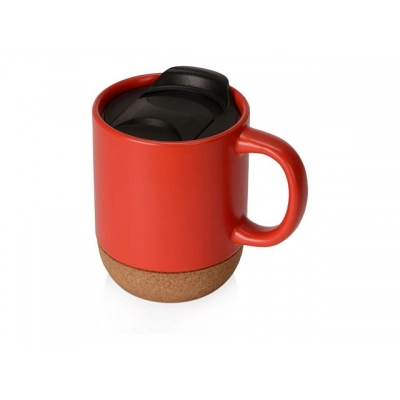 
                                            Mug with cork bottom and lid 