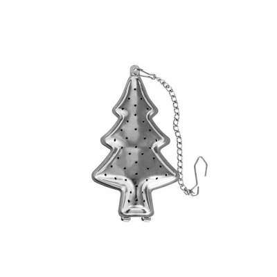 
                                            A tea infuser in the shape of a Christmas tree.
                                            
